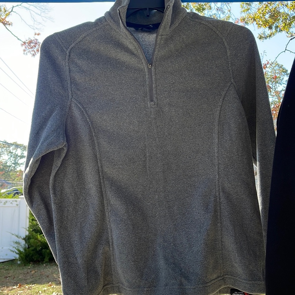 Gray sweatshirt